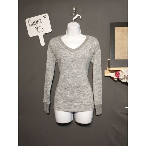 Cupio, long sleeve, soft, knit top xs - Picture 1 of 4